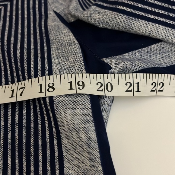 Paccini, YachtWear Conservative Blue Striped Dress,Excellent Condition,Size 14 - Picture 7 of 9